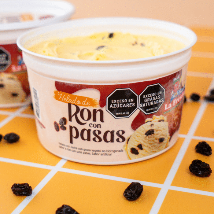 Batido medio litro Ron Pasas