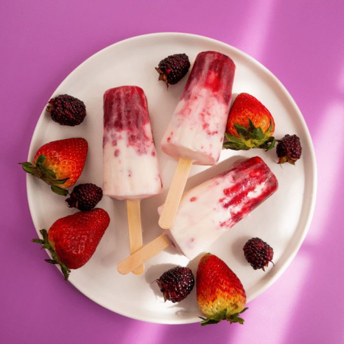 Paleta de Yogurt Frutos rojos